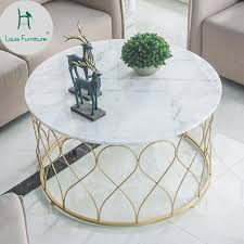 Industrial coffee table antonio (set of 2). Louis Mode Marmeren Tafel Koffie Circulaire Moderne Woonkamer Creatieve Kleine Familie Gold Iron Coffee Tables Aliexpress