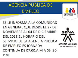 Sali en el programa del sena dando una entrevista de la última convocatoria en cartagena. Agencia Publica De Empleo Sena Barrancabermeja Horario De Atencion Agencia Publica De Empleo