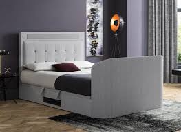 With a stylish range of designs available, a headboard can create focus within a room, allowing you to add interest without spending too much. Tokyo Upholstered Tv Bed Frame With Surround Sound Want Mattress