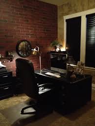 Studio apartments are daunting — you've just got one, open room to sleep in, live in and eat in. Faux Brick Wall In The Office Faux Walls Faux Brick Walls Home Decor