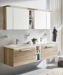 Badmobel Set In Eichefarben Mit Spiegelschrank Und Waschbecken Unterschrank Badezimmer Einrichtung Spiegelschrank Spiegelschrank Holz