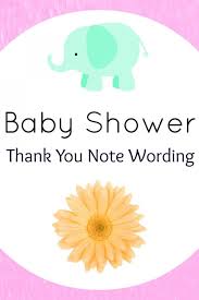 Baby shower thank you card wordings for guests. Baby Shower Thank You Wording Archives Confetti Bliss