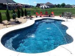 Wellspring 1636 Fiberglass Pool By Thursday Pools Graphite Color Pool Designs Fiberglass Pools Pool