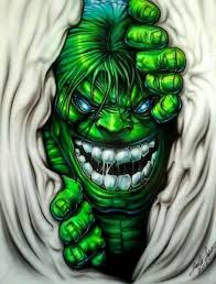 Hulk Fan Art Airbrush Shirt Of Hulk By Julio Sapere Awesomeness Aaa Kartun Desain