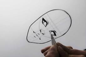On your page, draw a circle. How To Draw A Face Step By Step Tutorial With Guidelines Alicja Prints