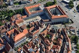 residenzschloss ansbach originated from a medieval plant converted to 1400 to the moated castle after several construction phases from 1705 until 1738 th slott