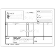 Factura A5 Fara Tva