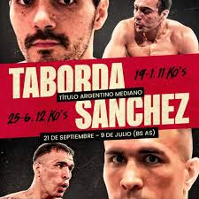 Juan Manuel Taborda combatirá por el título argentino mediano vacante