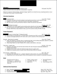 resume final draft (cs senior) : resumes