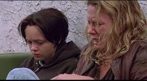 Christina Ricci And Charlize Theron In Monster 2003 Written And Directed By Patty Jenkins Charlize Theron Movie Celebrity Moms Charlize Theron