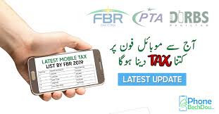 Fbr Mobile Tax List 2019 Latest Fbr Mobile Tax Rates On