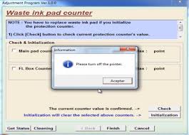A printer's ink pad is at the end of its service life. Error Almohadillas Epson Llenas Quecartucho Es