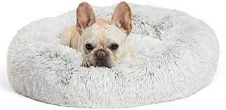 The calming bed is passionate about improving the lives of pets and the people that love them. Amazon Com Best Friends By Sheri The Original Calming Donut Cat And Dog Bed In Shag Fur Machine Washable For Pets Up To 25 Lbs Small 23 X23 In Frost Pet Supplies