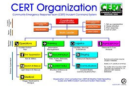 cert org chart google search emergency response team