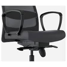 Markus Office Chair Vissle Dark Gray Ikea In 2020 Office Chair Ikea Markus Seat Covers For Chairs