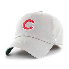 Chicago Cubs 47 Brand Gray Franchise Fitted Hat Detroit