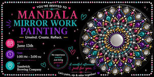 Mandala Mirrorwork Painting