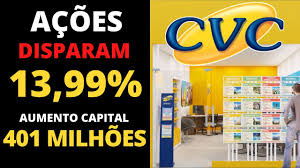 Institutional investors own over 50% of the company, so together than can probably strongly influence board decisions. Oportunidade Acoes Cvc Disparam 13 99 Acoes Cvcb3 Aprova Aumento Capital 401 Milhoes Youtube