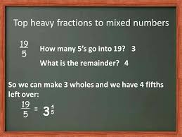To find the answer we figure out how many times 8 can go into 19, then add the remainder as a fraction. Fraction Revision Ppt Video Online Download