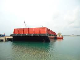 Tongkang 180 feet thn 2004, bki class, loa 52.7/16.5 meter, depth 3 meter. Sewa Kapal Tongkang 180ft 230ft 250ft 270ft 300ft Nyewain