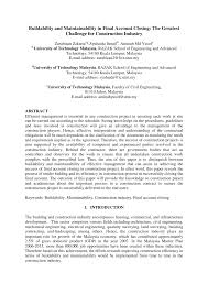 There are 780 different meaning of cpc acronym in the table which are compilation of cpc abbreviation such as business, technology, marketing, computer, scientific & educational etc. Pdf Buildability And Maintainability In Final Account Closing The Greatest Challenge For Construction Industry