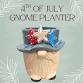 4th of July Gnome Planter Clay Hand Building Class