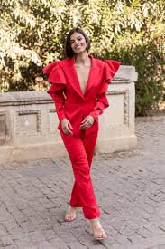 Doris Red Suit
