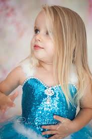 Frozen Elsa Mini Dress, Princess Costume With Skirt and Tail, Halloween  Costume