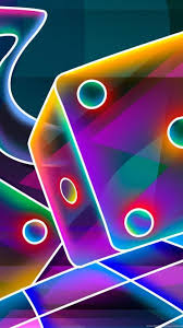 Use them as wallpapers for your mobile or desktop screens. Download Wallpapers 1080x1920 3d Cube Dice Neon Sony Xperia Z1 Desktop Background