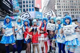 Maybe you would like to learn more about one of these? Bilibili On Twitter Cosplayers Dressed As Bilibili S Mascots 22 33 Nyans In Different Styles At The Gate Of Nasdaq Bili