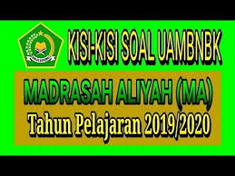 Soal uambn al qur'an hadits ma 2019. Soal Uambn Qur An Hadits Ma 2019 Peranti Guru