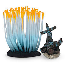 It's compact enough to be the perfect workplace desk fish tank or home decor. Fish Tank Decorations Small Goldfish And Betta Fish Accessories For Mini Aquariums Non Toxic Silicone Glowing Swaying Coral Plant And Plane Decor Set Fish Bowl Ornaments Buy Online In India At Desertcart In Productid