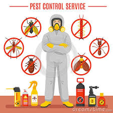 Pest Control Service Illustration Stock Vector Illustration Of Pesticide Disease 75664455 Termite Control Pest Control Services Insect Control