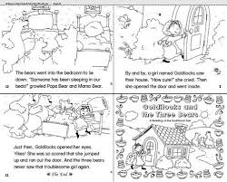 Minibook Goldilocks And The Three Bears A Retelling Goldilocks And The Three Bears Mini Books Fairy Tales Unit