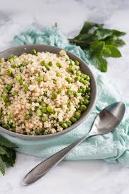 Serve warm, or cover and cool to room temperature. Mint Pea Couscous Goodie Godmother