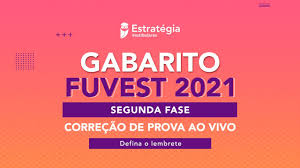 Ou seja, a partir de uma análise dá para ter noção do que poderá cair na prova deste ano. Gabarito Fuvest 2021 2Âª Fase 1 Dia Correcao De Prova Ao Vivo Youtube