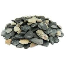 Pavestone 0 5 Cu Ft Slate Chips 64 Bags 32 Cu Ft Pallet 54778v The Home Depot Decorative Garden Stones Landscaping With Rocks Fire Pit Essentials