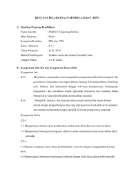 Susunan dalam berkas ini dibagi 3 bagian. Rpp Struktur Atom