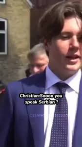 Prince Christian of Denmark Speaking