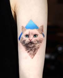 364 Curtidas 11 Comentarios Yeono Tattooist Yeono No Instagram Turkish Angora Done At Robineggstudio Cat Tattoo Cat Tattoo Designs Cool Small Tattoos