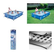 Bestway Pool Frame Splash Jr Steel Pro 221 X 150 X 43 Blue Swimming Pool Hot Tub Pool Hot Tub Swimming Pools
