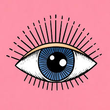 Evil Eye Sticker Overlay On A Pink Background Premium Image By Rawpixel Com Noon Evil Eye Art Eye Illustration Eye Art
