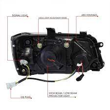 236) and all the lights listed below turn on. Led Black Housing Clear Lens Projector Headlight For 01 07 Toyota High Buildfastcar