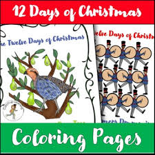 This post may contain affiliate links. Twelve Days Of Christmas Coloring Worksheets Teaching Resources Tpt