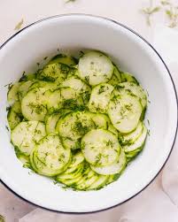 You certainly couldn't substitute one for the other like you might consider doing with hoisin and oyster sauce or camembert and brie. The Best Cucumber Salad Recipe Cooking Lsl