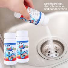 2pcs powerful sink drain cleaner powder