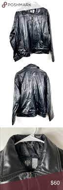 New Gv Emporio Men S Leather Jacket Black Shiny M Leather Jacket Black Leather Jacket Vegan Leather Jacket
