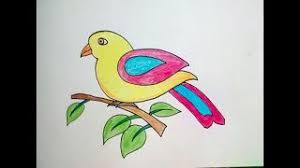 Step by step tutorial, teach you how to draw the bird out, very simple. How To Draw A Bird For Toddlers Easy Drawing