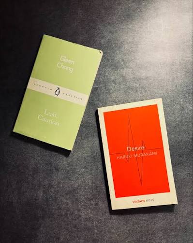 ➡ Books: * Lust, Caution — Eileen Chang: 120 * Desire — Haruki Murakami:  140 + Shipping