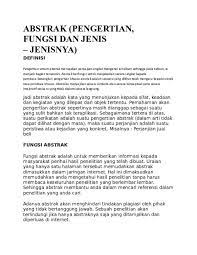 Kualitatif, kuantitatif, dan metode campuran, menjelaskan cara membuat ringkasan. Doc Abstrak Pengertian Fungsi Dan Jenis Jenisnyaa Arif Fatah Academia Edu